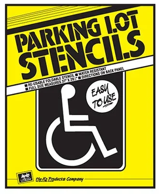“Handicapped Parking Lot” Sign, 15 x 20-In.