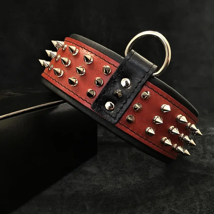 “Silver Giant” collar Red