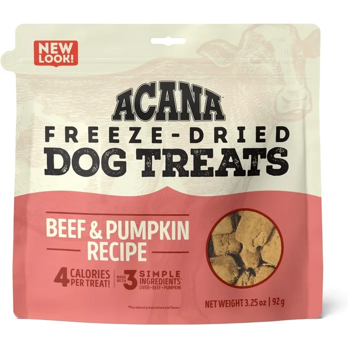 Acana ‘Kentucky Dogstar Chicken’ Beef & Pumpkin Singles Dog Treats – 1.25 oz Bag