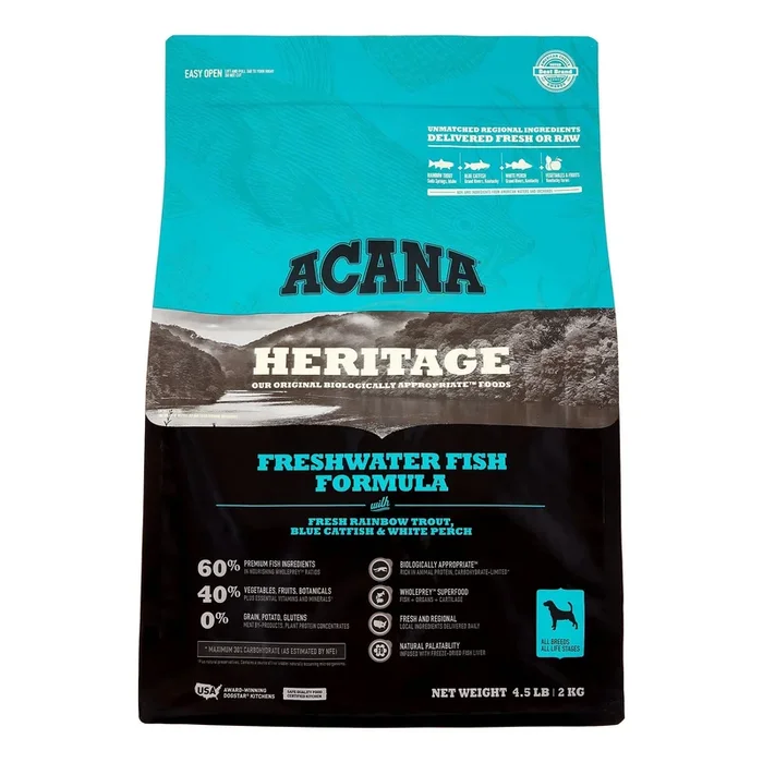 Acana ‘Kentucky Dogstar Chicken’ Freshwater Fish Dry Dog Food – 4.5 lb Bag