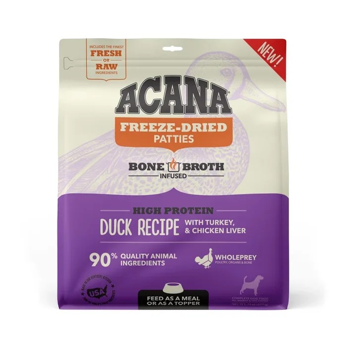 Acana ‘Kentucky Dogstar Chicken’ Patties Free Freeze-Dried Dog Treats – Run Duck Recipe