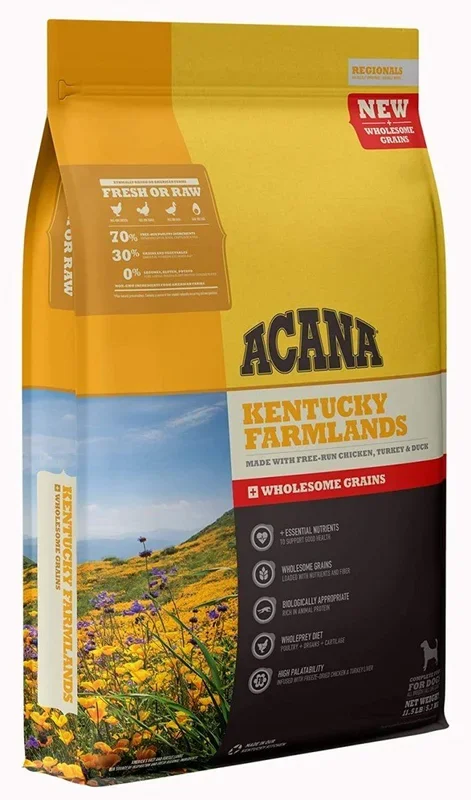 Acana ‘Kentucky Dogstar Chicken’ Wholesome Grains Kentucky Farmlands Dry Dog Food – 4 lb Bag