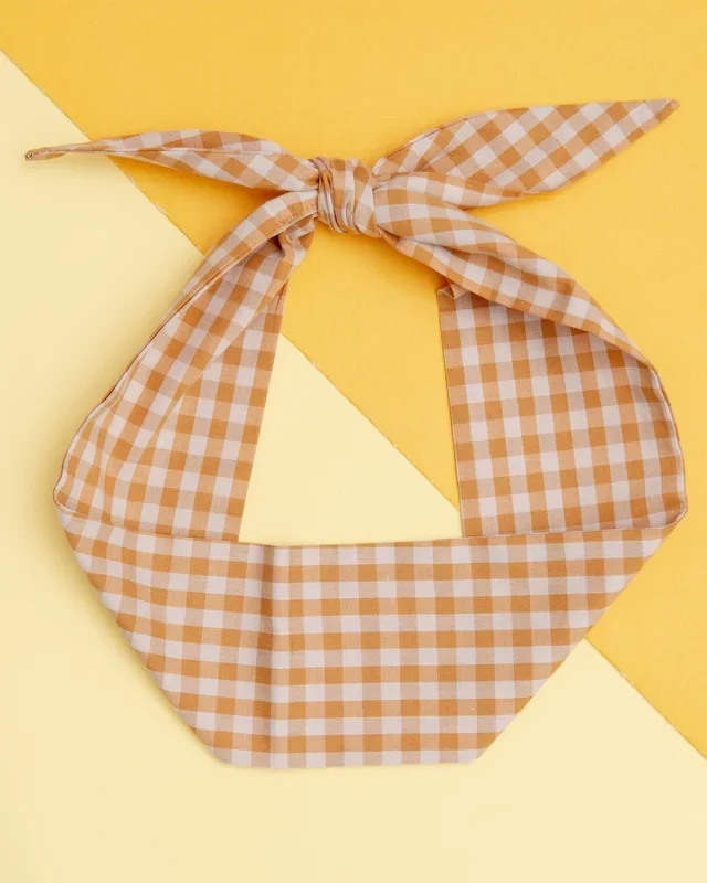 Adventure Neck-Tie In Sunny Day Gingham For Dogs & Cats(Made in the USA) (FINAL SALE)