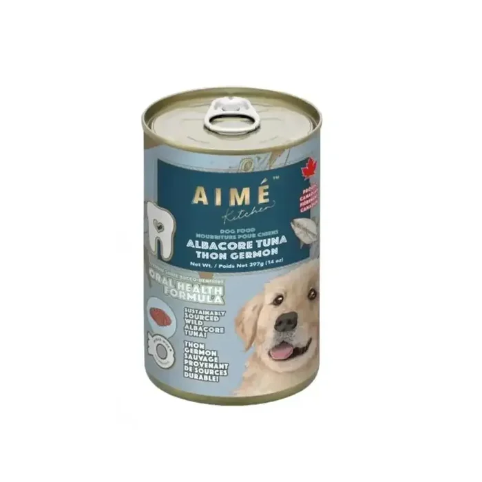 Aime Kitchen Oral Health Albacore Tuna Wet Dog Food 12/14oz