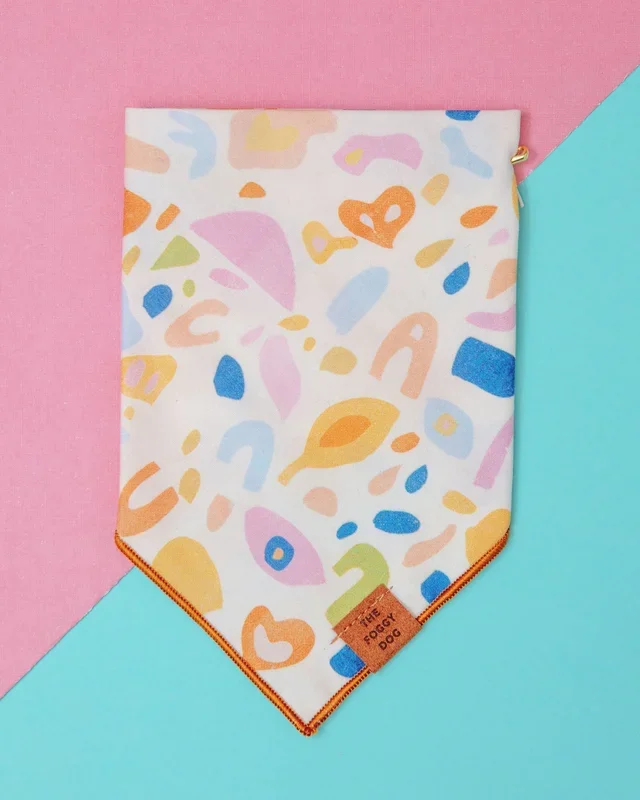 Alja Horvat Terrazzo Dog Bandana (Made in the USA)