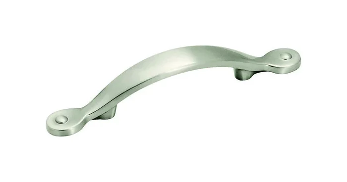 Amerock Transitional Arch Cabinet Pull 3 in. Satin Nickel Silver 1 pk
