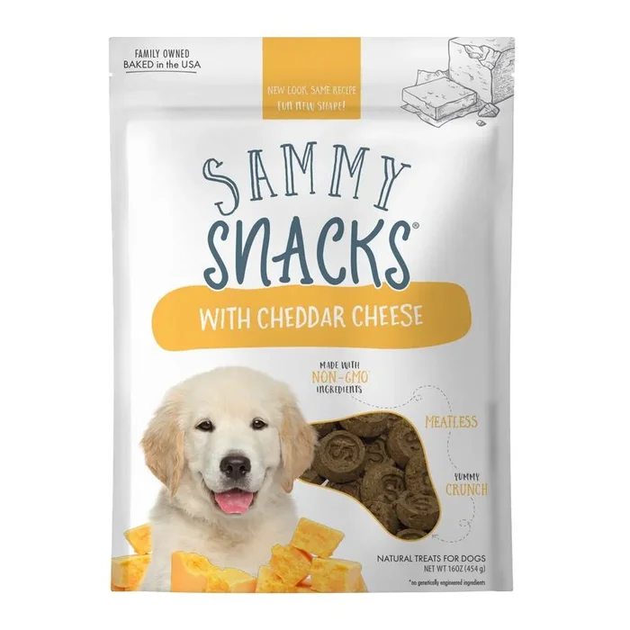 Ancestry Sammy Snacks Chedder Crunchy Dog Biscuits Treats – 16 Oz