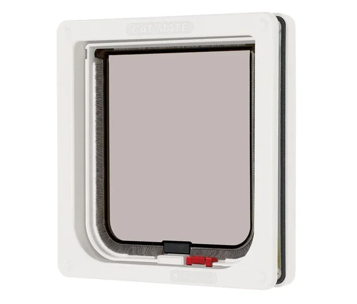 Ani Mate Lockable Cat Flap – White
