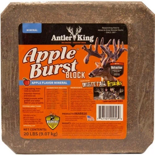 Antler King, Apple Burst Deer Block, 20 Lbs,Apple