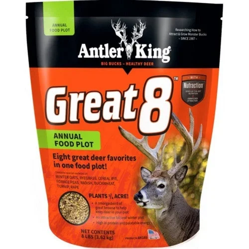 Antler King, Great 8 Food Plot Mix, 8 Lbs