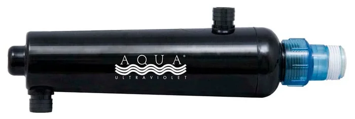 Aqua Ultraviolet Advantage 2000+ Barb UV Sterilizer 15-Watt – Black