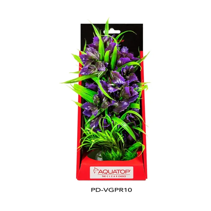 Aquatop Vibrant Garden Plant Purple, 1ea/10 in