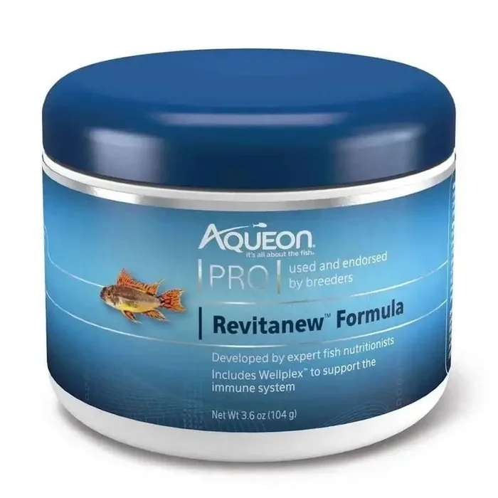 Aqueon Pro Revitanew Fish Food Medium 4.5oz