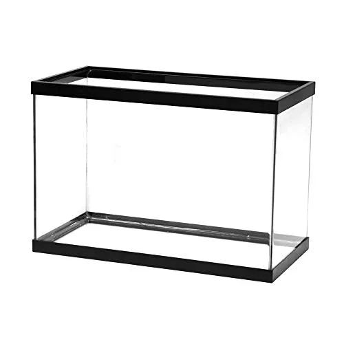 Aqueon Standard Aquarium – Black Frame – 20 gal – Clear Silicone