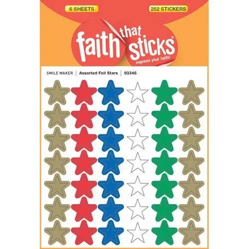 Assorted Foil Star Stickers 93346