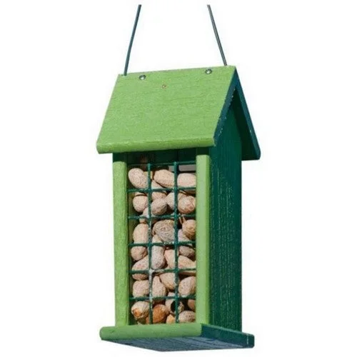 Audubon, Going Green Full Shell Peanut Feeder, 1.75 Gallons CAP,Green