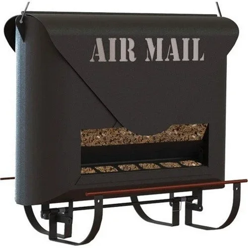 Audubon, Modern Farmhouse Squirrel Resistant Air Mail Fdr, 5 LB CAP,Black