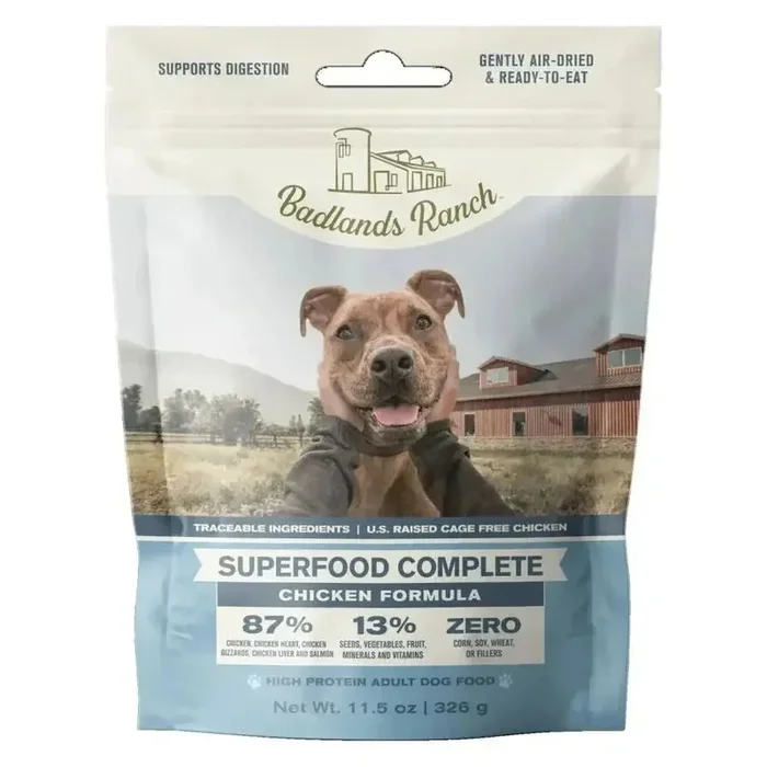 Badlands Ranch Superfood Complete Grain-Free Chicken Air-Dried Dog Food