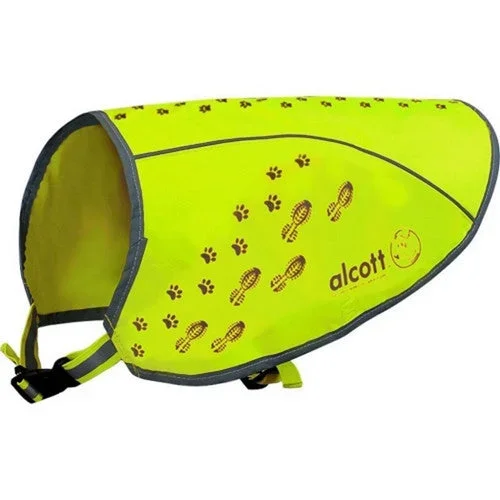 Bamboo Groom, Alcott Visibility Dog Vest, Medium,Yellow
