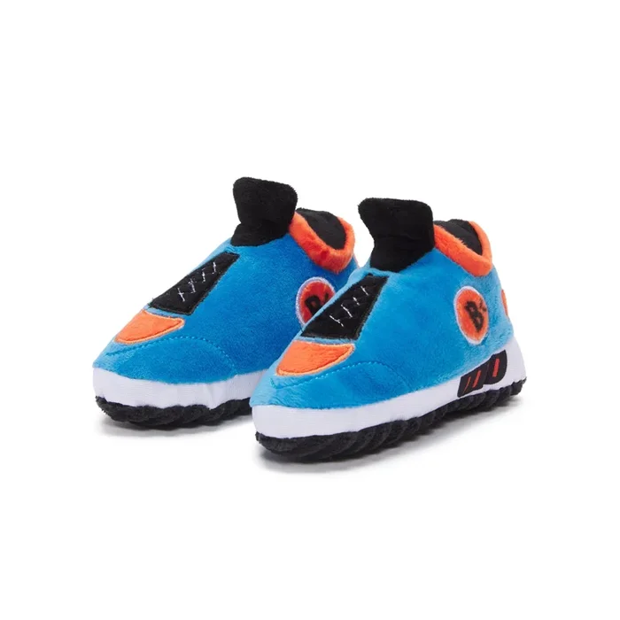 Bark Box 2-Pair Gym Sneakers Squeak and Plush Dog Toy
