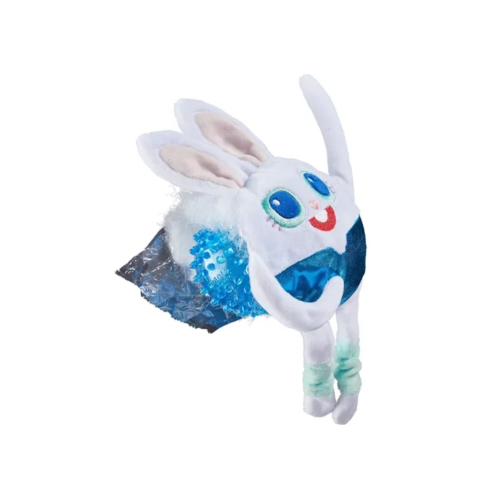 Bark Box Hare Aerobics Instructer Crinkle and Squeaking Plush Dog Toy