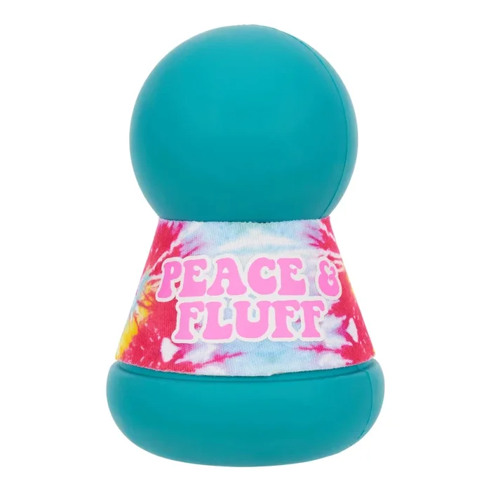 Bark Box Super Chewer Hippie Buddy Squeak Rubber Dog Toy