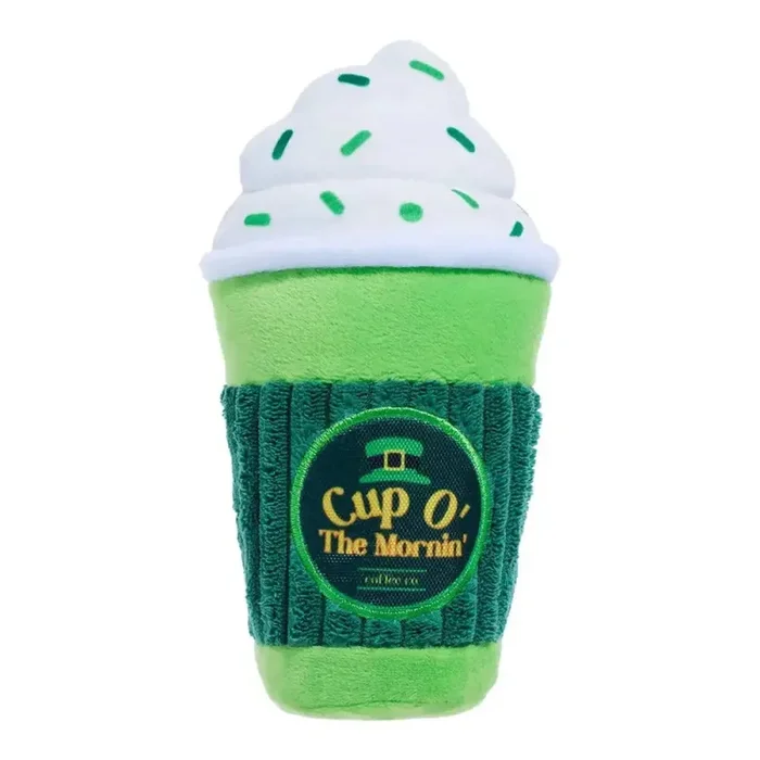 BARK Cup O’ The Mornin’ Coffee Plush Dog Toy