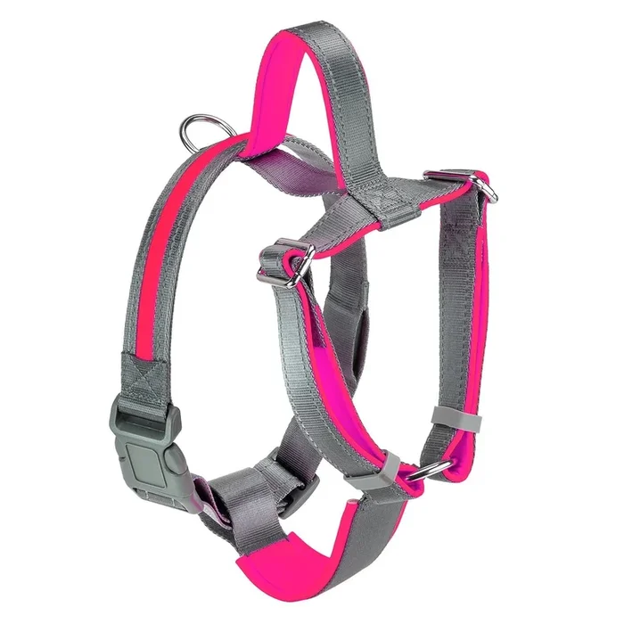 Bella and Max USB LED Lighting Dog Harness – Rose – Small