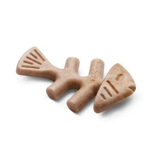 Benebone Llc, Benebone Puppy Pack Fishbone Dog Chew Toy, 1 Each / Extra Small, Bacon