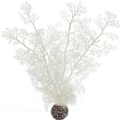 Biorb Sea Fan Aquarium Ornament – White – Medium