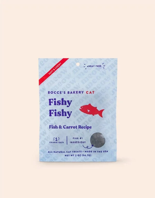 Bocce’s Bakery Cat Soft and Chewy Fishies – 2 Oz