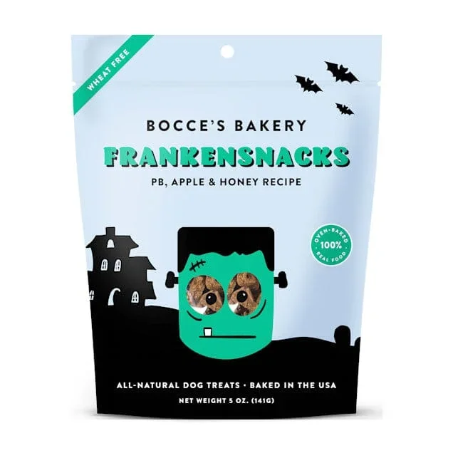 Bocce’s Bakery Frakensnacks Dog Biscuits- 5 Oz