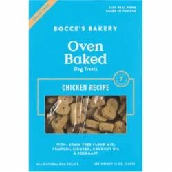 Bocce’s Bakery Grain-Free Chicken Dog Biscuits – 12 Oz