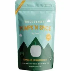 Bocce’s Bakery Pumpkin Spice Soft and Chewy Dog Treats – 6 Oz