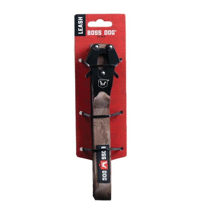 Boss Dog Camo Tan Dog Leash 1.25″ x 4′