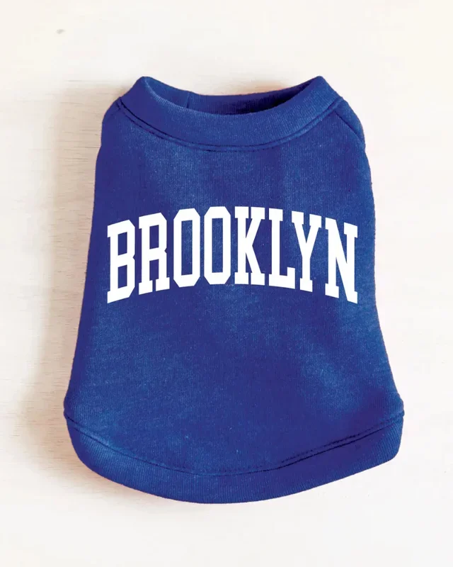 Brooklyn Dog Sweatshirt in Royal Blue Heather