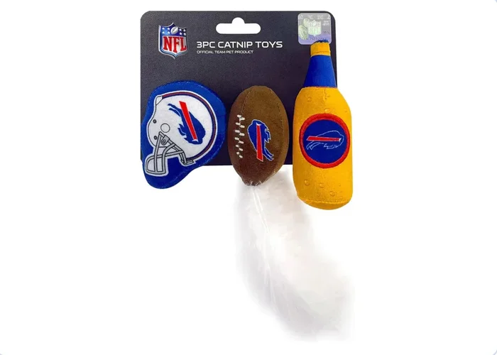 Buffalo Bills 3 Pc Cat Nip Toy Set