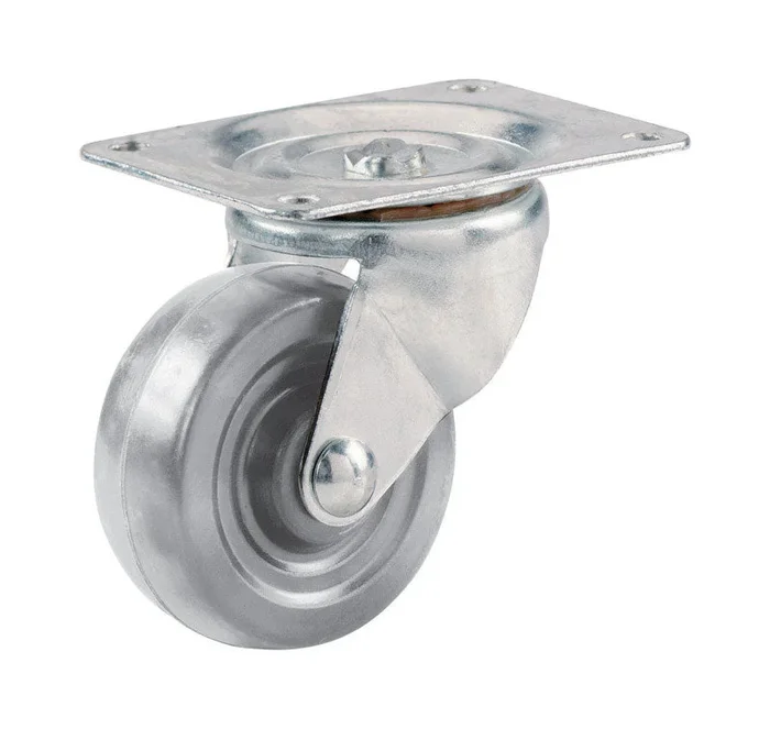 CASTER PLATE2″SWVL H RUB