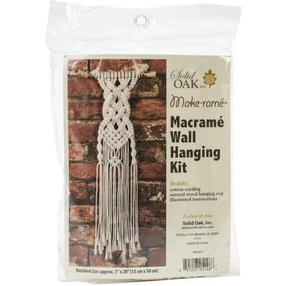 Celtic Braids Macrame Wall Hanging Kit MWH017