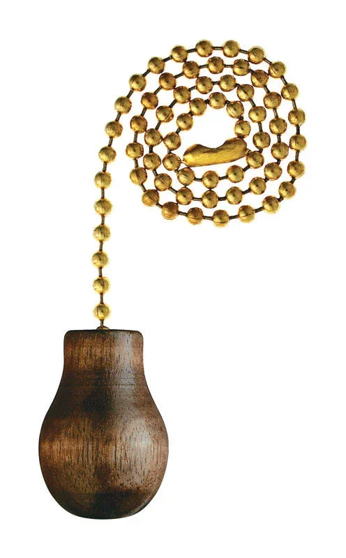 CHAIN BEADED12″WALN KNOB