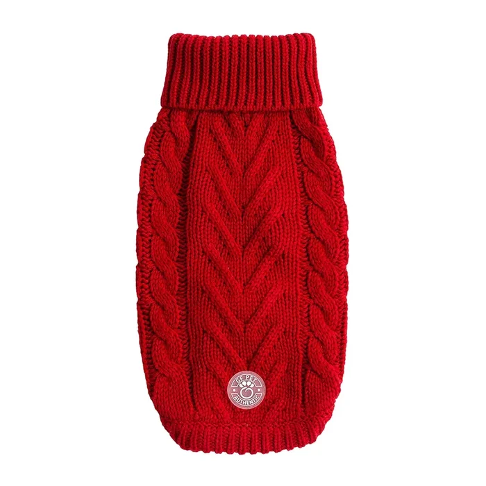 Chalet Dog Sweater – Red