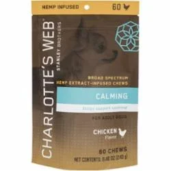 Charlotte’s Webb Dog Hemp Calm Chew – 60 Count