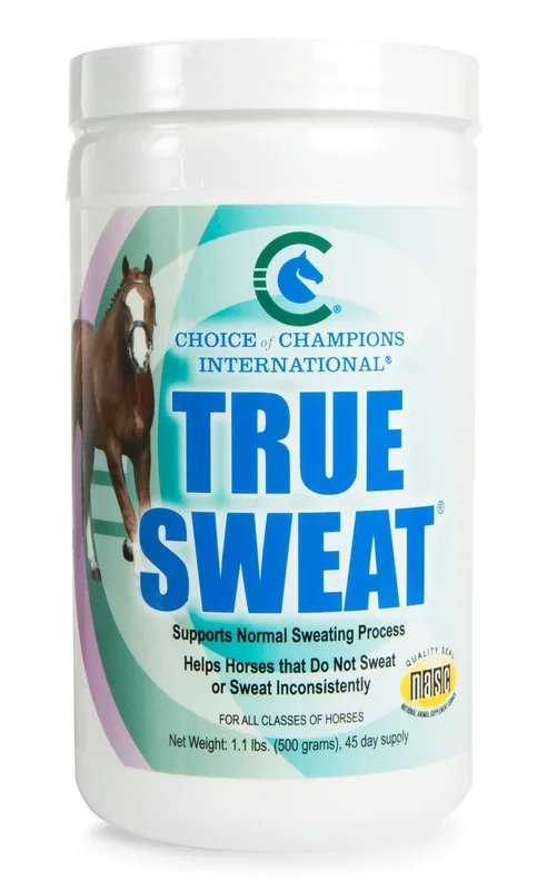 Choice of Champions True Sweat Supports Normal Sweating Process in Horses, 500 g