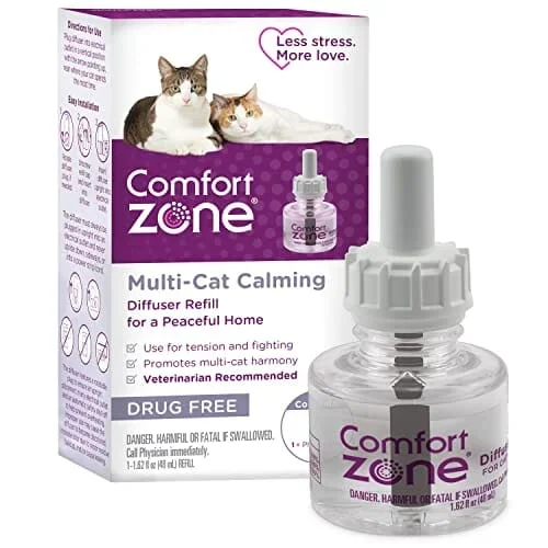 Comfort Zone Multi-Cat Diffuser Refill for Cats – 48 Ml