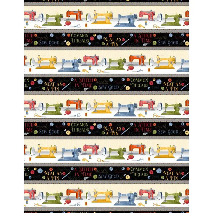 Common Threads Collection Repeating Stripe Cotton Fabric 21752