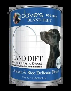 Dave’s Restricted Diet Bland Chicken and Rice Canned Dog Food 13.2 oz