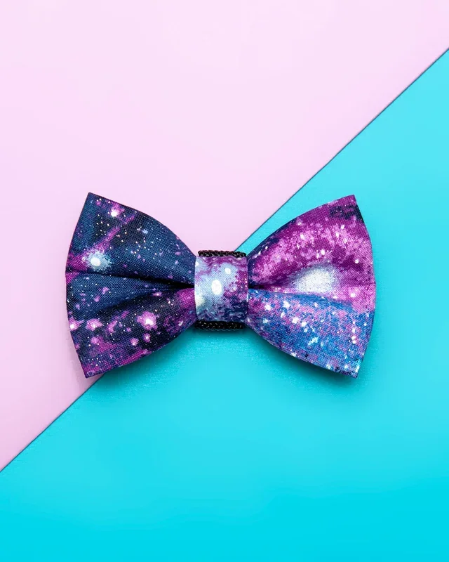 Dog Bow Tie in Galaxy (FINAL SALE)
