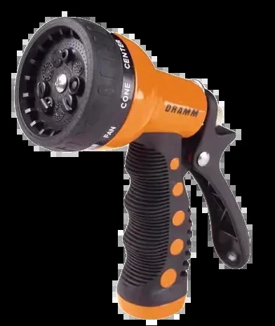Dramm Revolver 9-Pattern Spray Nozzle, Orange