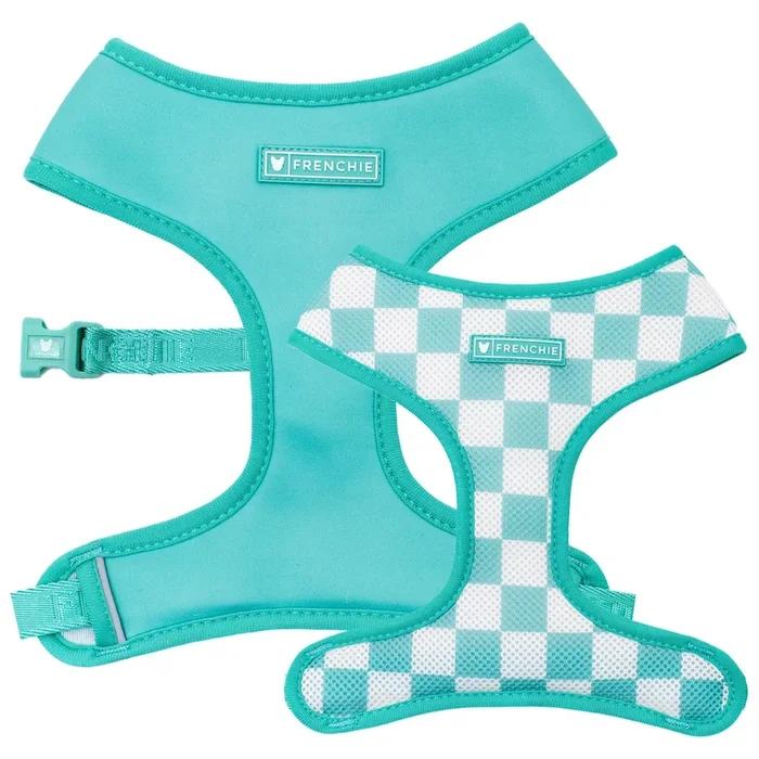 Duo Reversible Dog Harness – Aqua