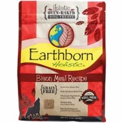 Earthborn Grain-Free Dog Biscuits Bison – 2 lbs – Case of 6